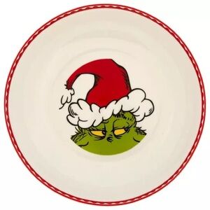 (2) The Grinch Ceramic Pasta Bowl